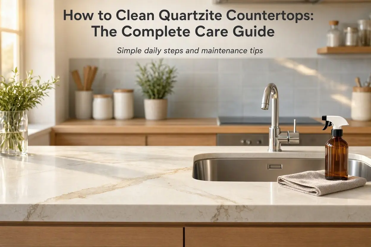 How to Clean Quartzite Countertops: The Complete Care Guide