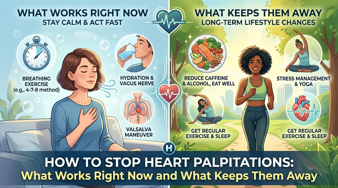 How to Stop Heart Palpitations: What Works Right Now and What Keeps Them Away